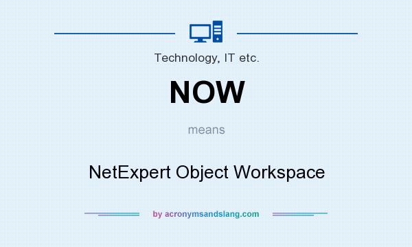 What does NOW mean? It stands for NetExpert Object Workspace