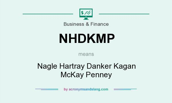 What does NHDKMP mean? It stands for Nagle Hartray Danker Kagan McKay Penney