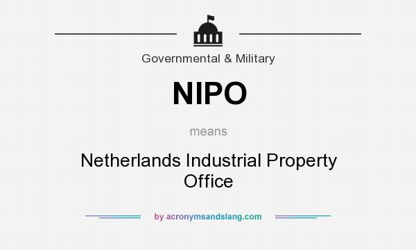 What does NIPO mean? It stands for Netherlands Industrial Property Office