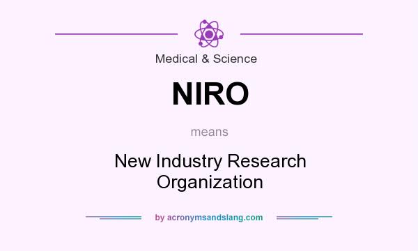 What does NIRO mean? It stands for New Industry Research Organization