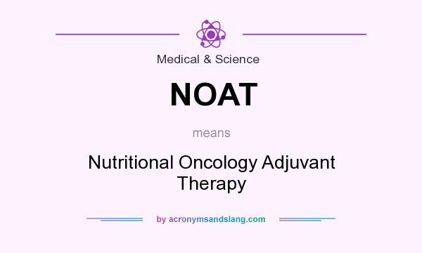 What does NOAT mean? It stands for Nutritional Oncology Adjuvant Therapy