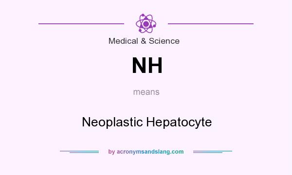 What does NH mean? It stands for Neoplastic Hepatocyte