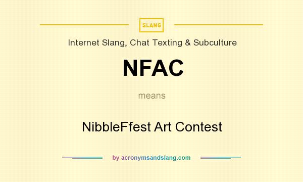 What does NFAC mean? It stands for NibbleFfest Art Contest