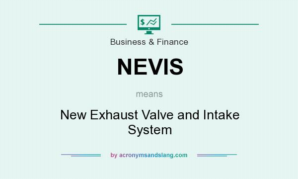 What does NEVIS mean? It stands for New Exhaust Valve and Intake System