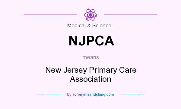 What does NJPCA mean? It stands for New Jersey Primary Care Association