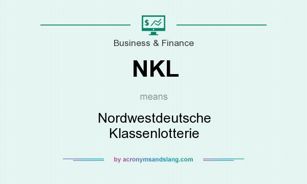 What does NKL mean? It stands for Nordwestdeutsche Klassenlotterie