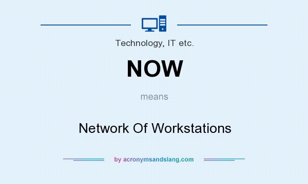 What does NOW mean? It stands for Network Of Workstations