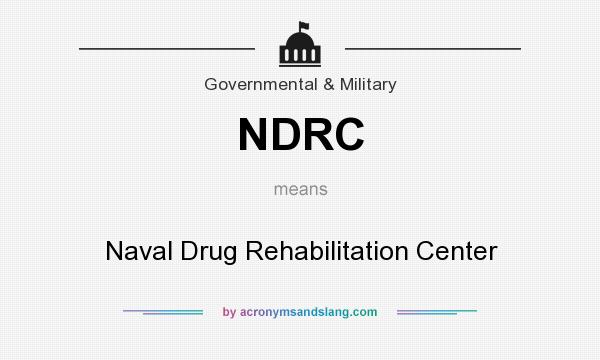 What does NDRC mean? It stands for Naval Drug Rehabilitation Center