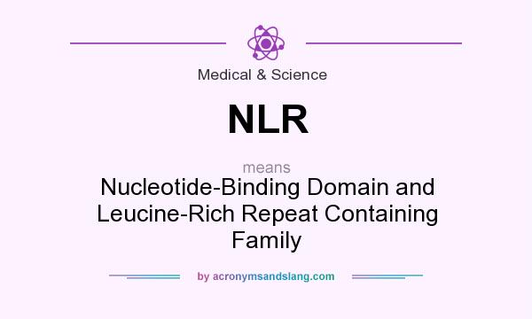 What does NLR mean? It stands for Nucleotide-Binding Domain and Leucine-Rich Repeat Containing Family
