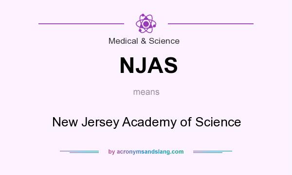 What does NJAS mean? It stands for New Jersey Academy of Science