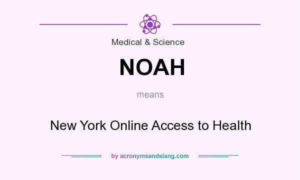 What does NOAH mean? It stands for New York Online Access to Health
