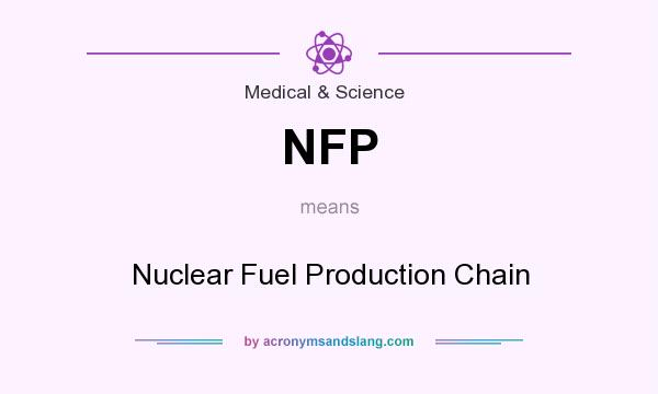 What does NFP mean? It stands for Nuclear Fuel Production Chain