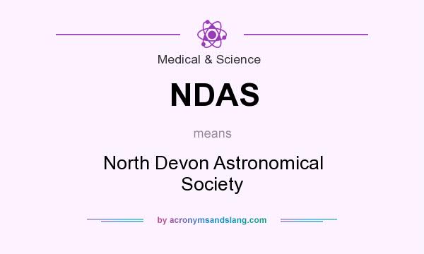 What does NDAS mean? It stands for North Devon Astronomical Society