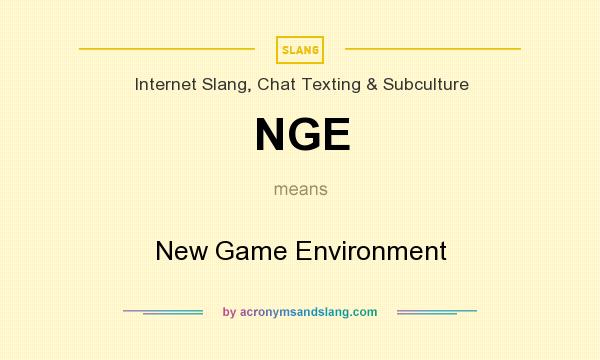 What does NGE mean? It stands for New Game Environment