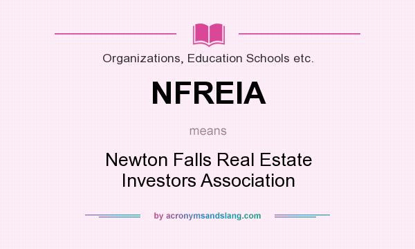 What does NFREIA mean? It stands for Newton Falls Real Estate Investors Association