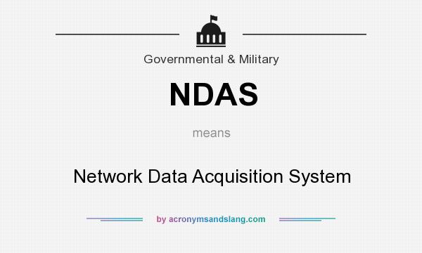 What does NDAS mean? It stands for Network Data Acquisition System