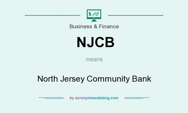What does NJCB mean? It stands for North Jersey Community Bank