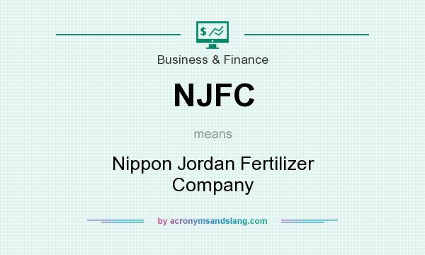 What does NJFC mean? It stands for Nippon Jordan Fertilizer Company