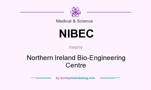 What does NIBEC mean? It stands for Northern Ireland Bio-Engineering Centre