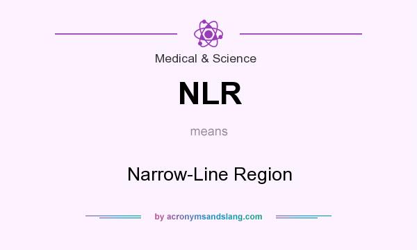 What does NLR mean? It stands for Narrow-Line Region