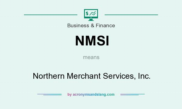 What does NMSI mean? It stands for Northern Merchant Services, Inc.