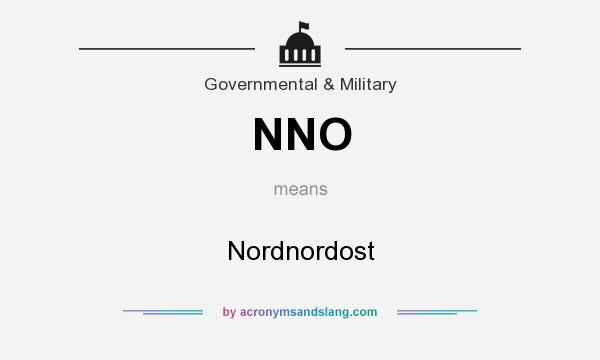 What does NNO mean? It stands for Nordnordost
