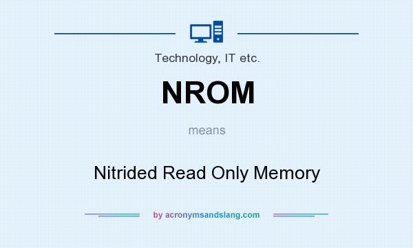 What does NROM mean? It stands for Nitrided Read Only Memory