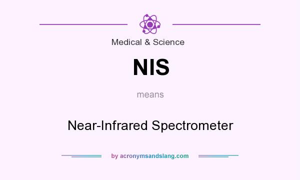 What does NIS mean? It stands for Near-Infrared Spectrometer