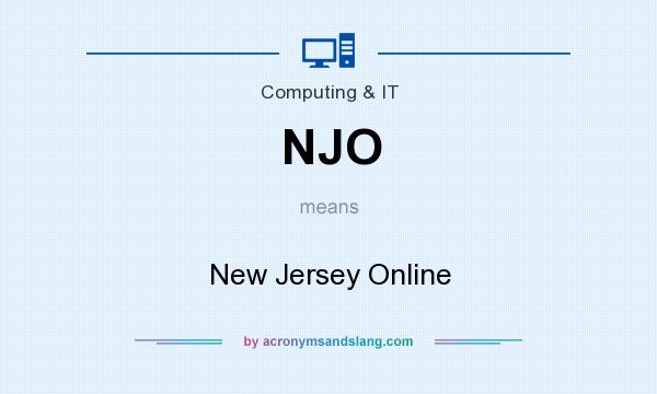 What does NJO mean? It stands for New Jersey Online