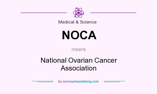 What does NOCA mean? It stands for National Ovarian Cancer Association