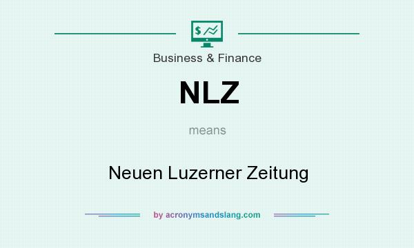 What does NLZ mean? It stands for Neuen Luzerner Zeitung