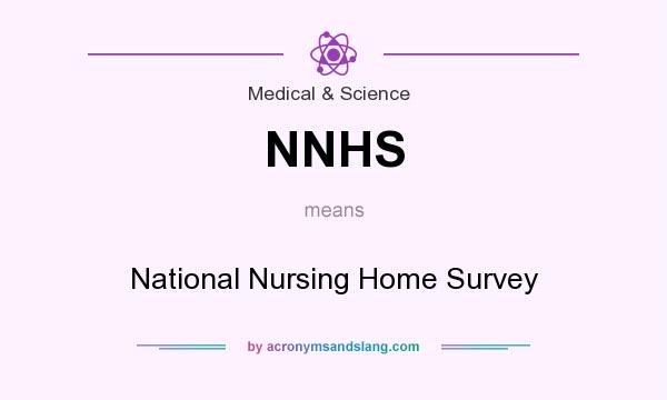 What does NNHS mean? It stands for National Nursing Home Survey