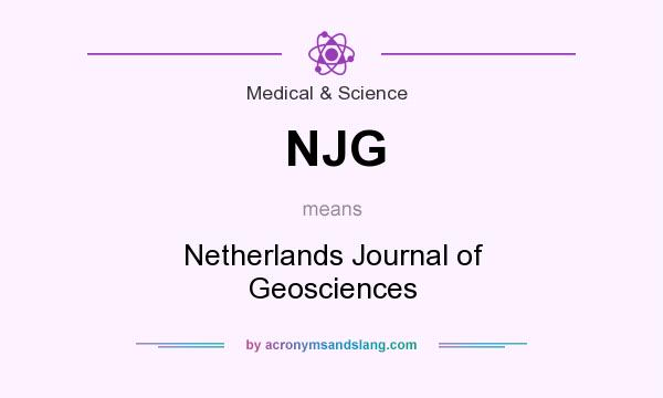 What does NJG mean? It stands for Netherlands Journal of Geosciences