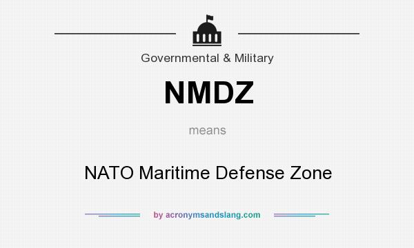 What does NMDZ mean? It stands for NATO Maritime Defense Zone