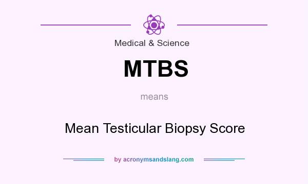 What does MTBS mean? It stands for Mean Testicular Biopsy Score