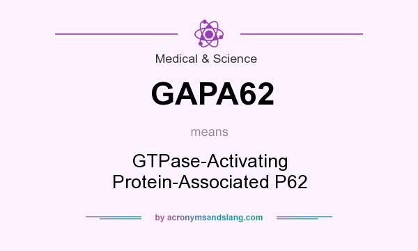 What does GAPA62 mean? It stands for GTPase-Activating Protein-Associated P62