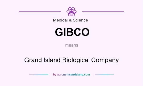 What does GIBCO mean? It stands for Grand Island Biological Company