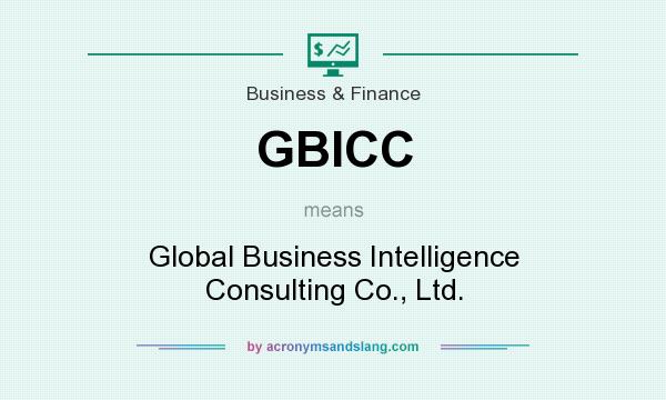 What does GBICC mean? It stands for Global Business Intelligence Consulting Co., Ltd.