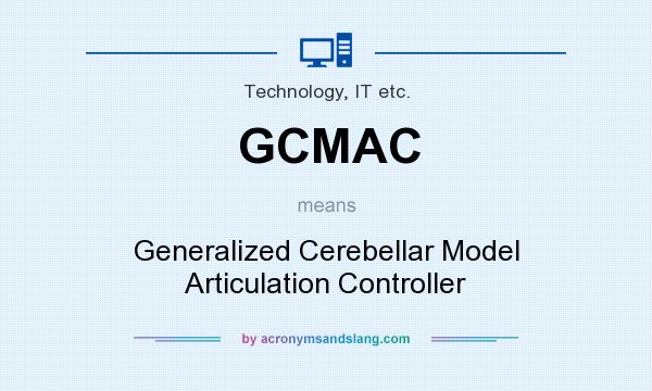 What does GCMAC mean? It stands for Generalized Cerebellar Model Articulation Controller