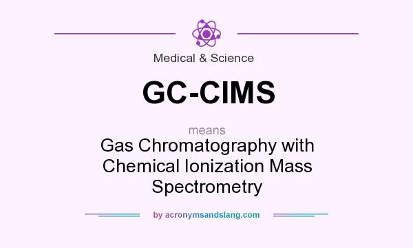 What does GC-CIMS mean? It stands for Gas Chromatography with Chemical Ionization Mass Spectrometry