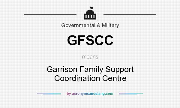 What does GFSCC mean? It stands for Garrison Family Support Coordination Centre