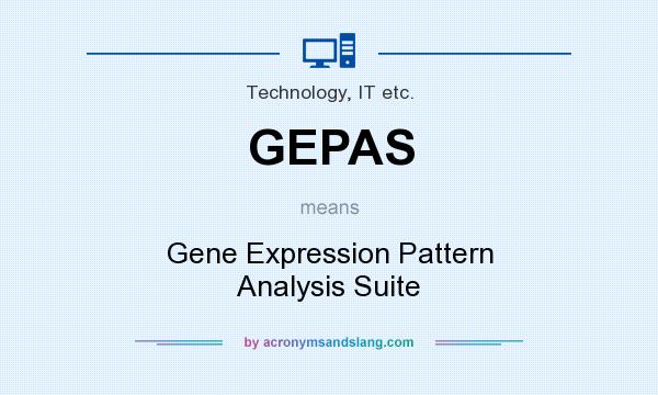 What does GEPAS mean? It stands for Gene Expression Pattern Analysis Suite