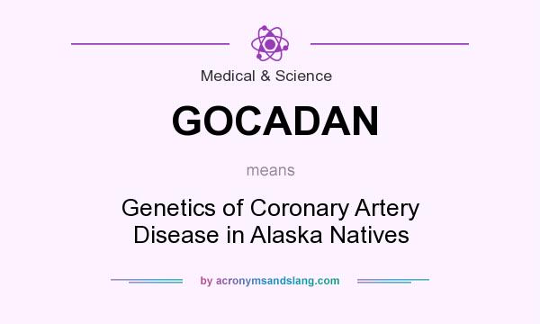 What does GOCADAN mean? It stands for Genetics of Coronary Artery Disease in Alaska Natives