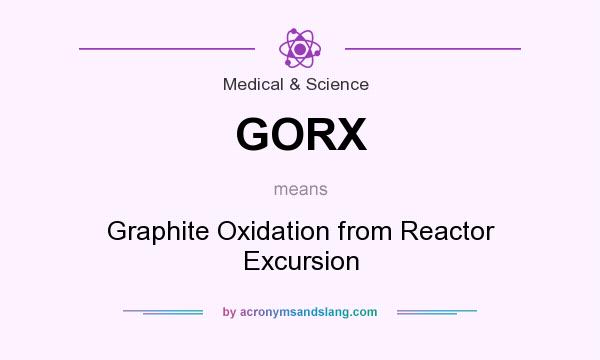 What does GORX mean? It stands for Graphite Oxidation from Reactor Excursion