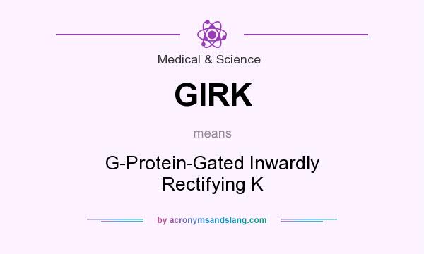 What does GIRK mean? It stands for G-Protein-Gated Inwardly Rectifying K