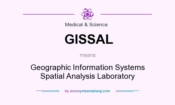 What does GISSAL mean? It stands for Geographic Information Systems Spatial Analysis Laboratory