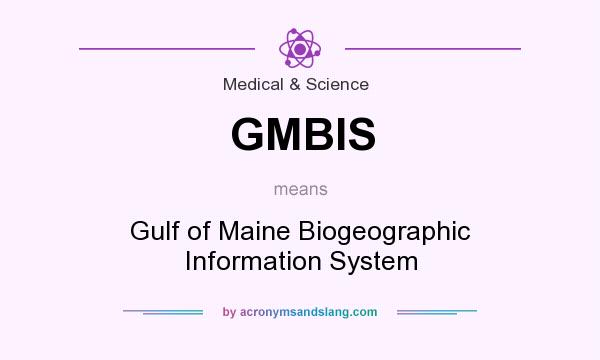 What does GMBIS mean? It stands for Gulf of Maine Biogeographic Information System