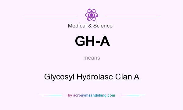 What does GH-A mean? It stands for Glycosyl Hydrolase Clan A