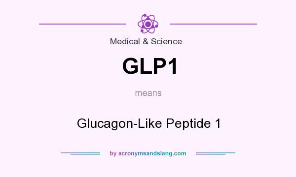 What does GLP1 mean? It stands for Glucagon-Like Peptide 1