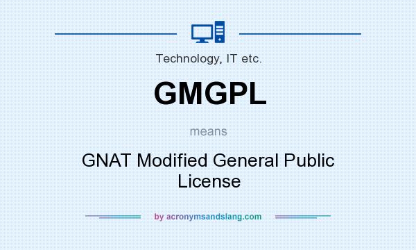 What does GMGPL mean? It stands for GNAT Modified General Public License